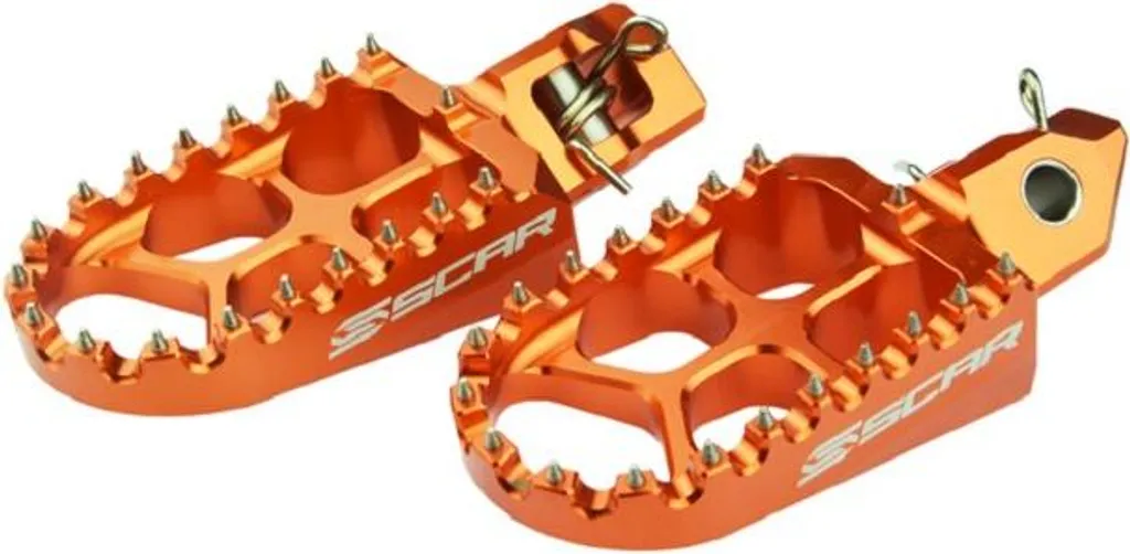 Repose-pieds SCAR Evolution Orange contre la Boue et les Glissades de Pieds