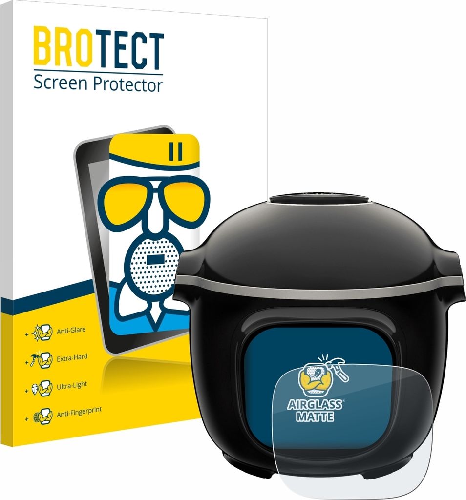 BROTECT Entspiegelungs Schutzglas für Moulinex Cookeo Touch Schutzfolie Panzer Folie Glas Display Schutz matt