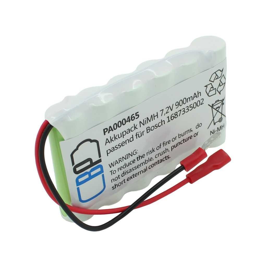 Ersatzakku passend für Multimeter / Blitzlampe KFZ-Werkstatt mit zwei Kabeln Bosch Diagnosegerät KTS300 1687335002 2632