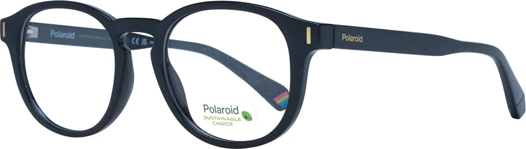 Monture Polaroid PLD D452 807 Noir : Confort Acétate et Style Urbain