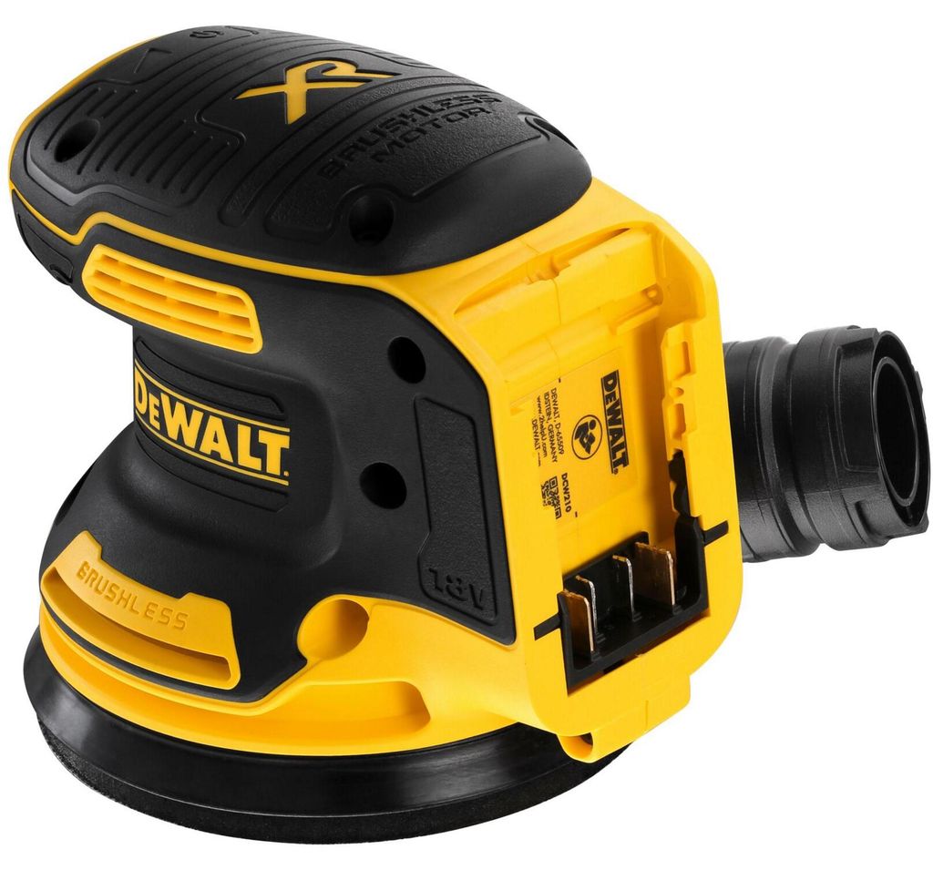 DeWALT DCW210NT-XJ, Excentrická brúska, Čierna, Žltá, 8000 Obrázok produktu 