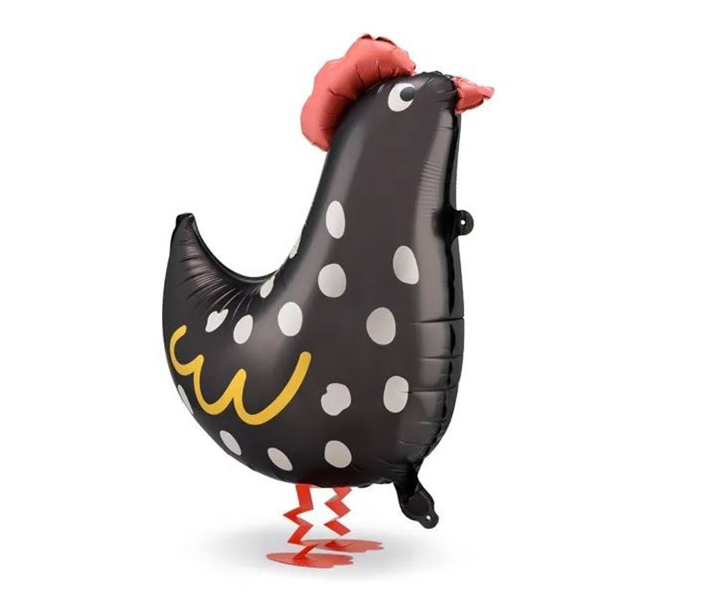 Ballon Airwalker poule 42x45cm flottant au dessus du sol Image du produit 