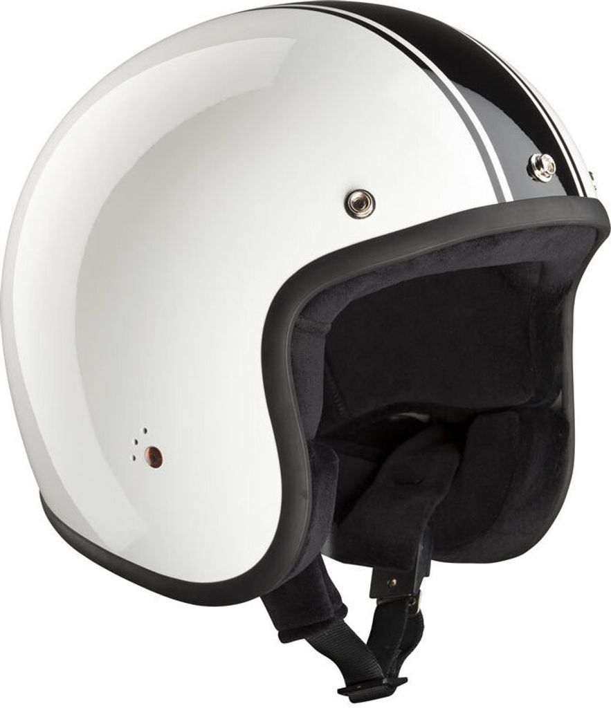 Bandit ECE Jet Classic Jethelm, weiß/schwarz, XS (53/54)