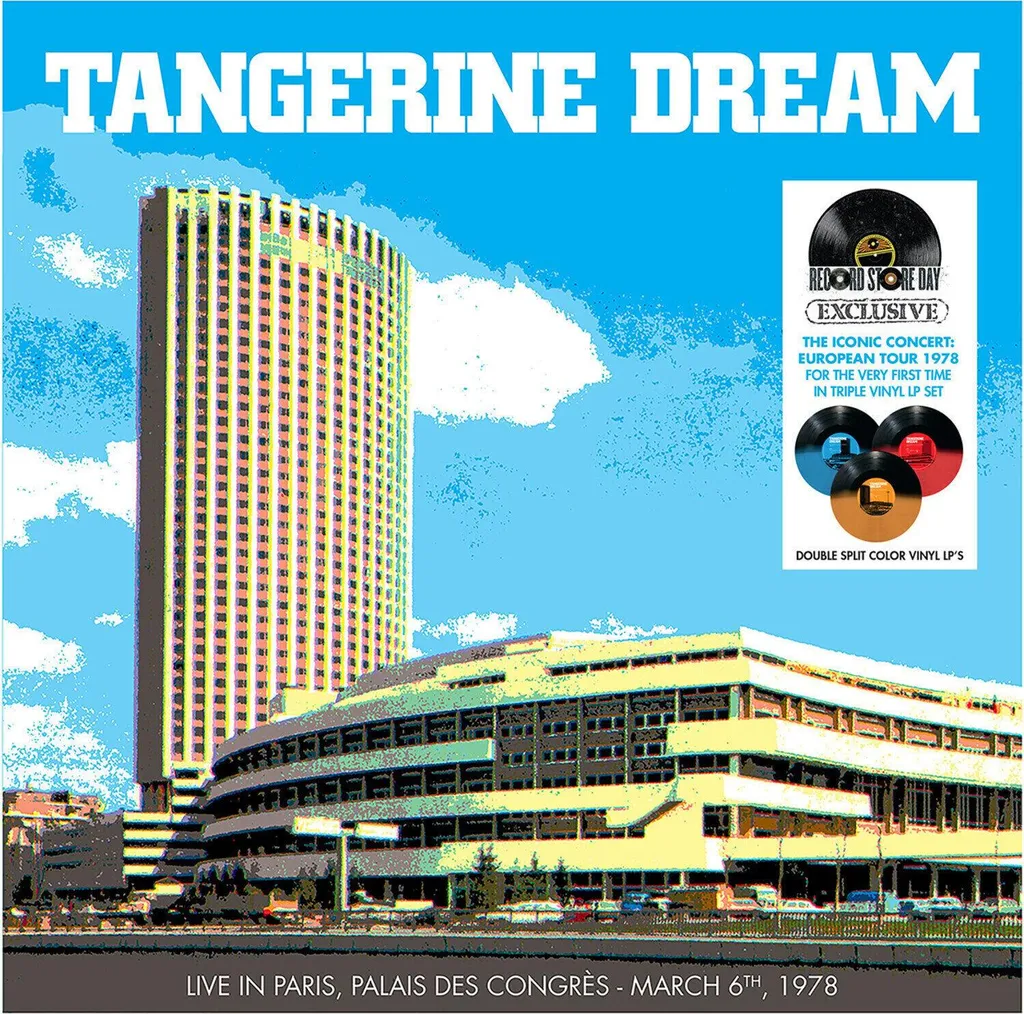 Tangerine Dream Live In Paris Triple Vinyle pour Collectionneur Audio