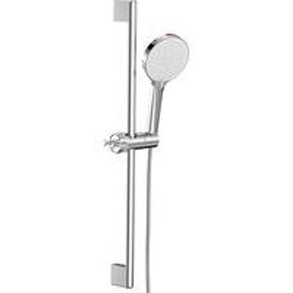 Douchekopverhogerset aus Edelstahl, 70 cm lang, 19 mm dick, mit Duschkopf, Douchesprayhose, Duschkopfhalter, verstellbarer Duschkopfhöhenhalter f...