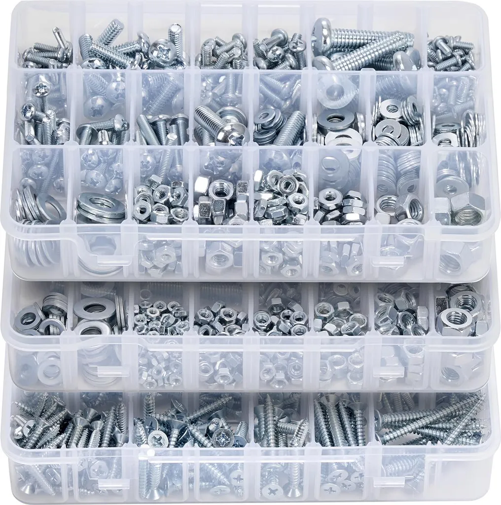 Assortiment de Fixation Mécanique M3/M4/M5/M6/M8 VEVOR Pour Atelier 2250p