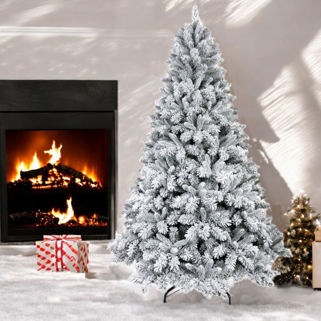 Künstlicher Weihnachtsbaum mit Schnee Tannenbaum 150 cm 406 Produktbild 6