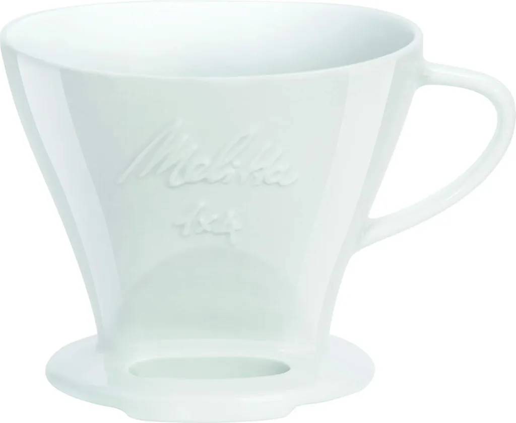 Melitta Filtre à Café Manuel en Porcelaine 1x4 Blanc - Réf 6707910