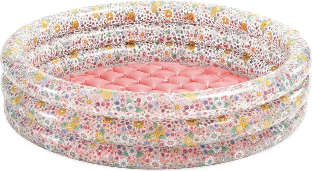 Aufblasbares Planschbecken mit Blumen 86x25 cm INTEX 58427