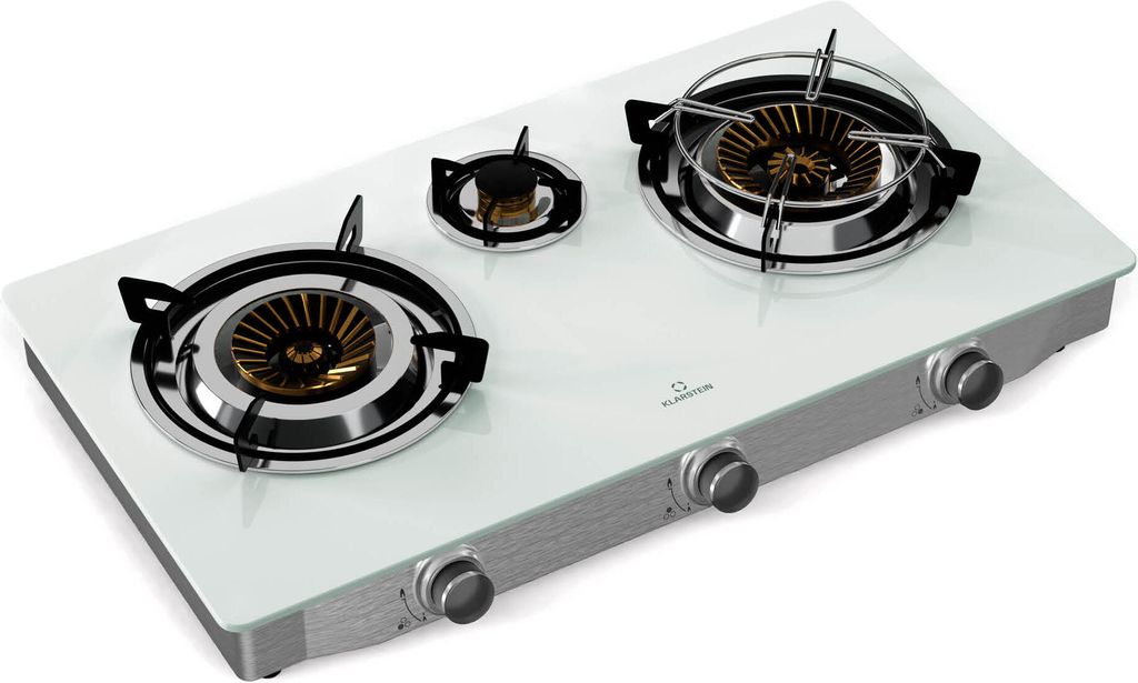 Klarstein Barzona Plaque de Cuisson Gaz, 3 Brûleurs, Image du produit 