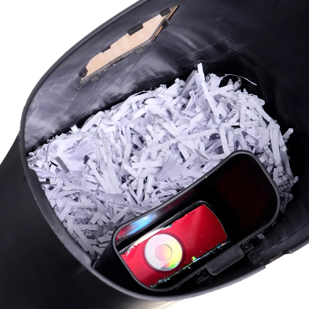 Activejet ASH-1201D paper and documents shredder. black. silver