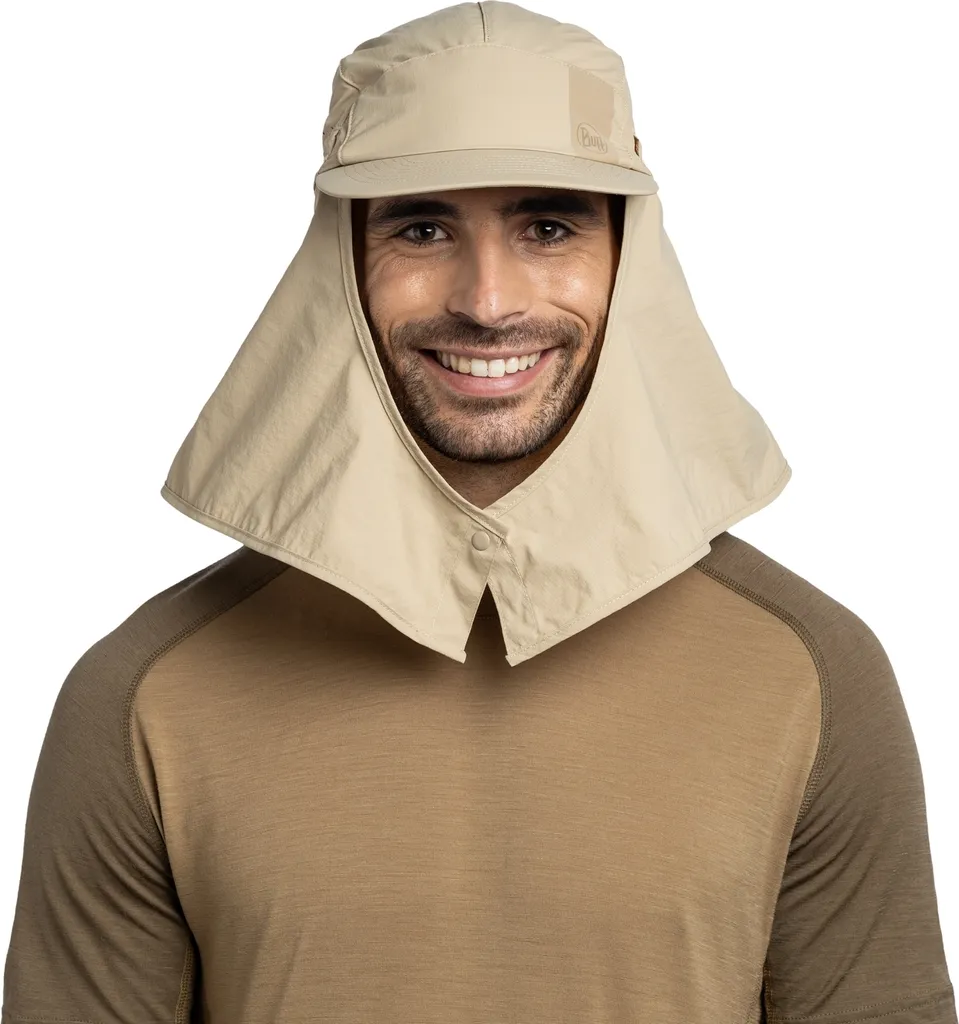 Cappello Desert Cap Buff S/M Beige | Alta Qualità Outdoor - 6