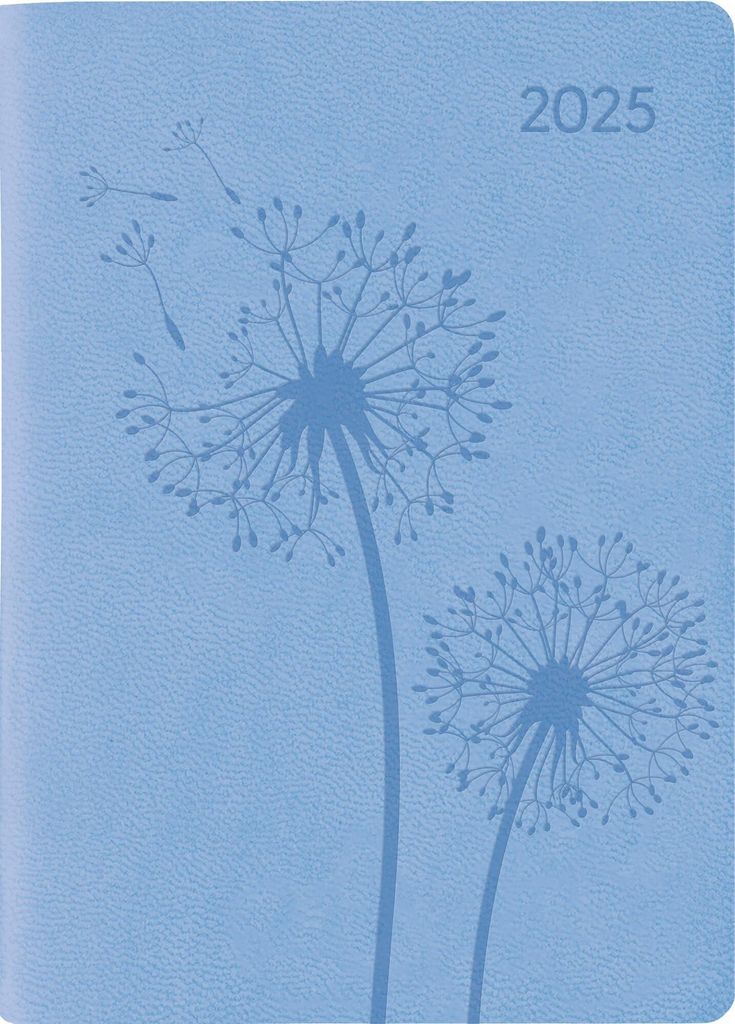 Ladytimer Mini Deluxe Sky 2025 - Taschen-Kalender 8x11,5 cm - Tucson Einband - mit Motivprägung - Weekly - 144 Seiten - Alpha Edition