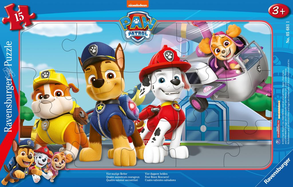 Kinderpuzzle Vier mutige Retter Produktbild 