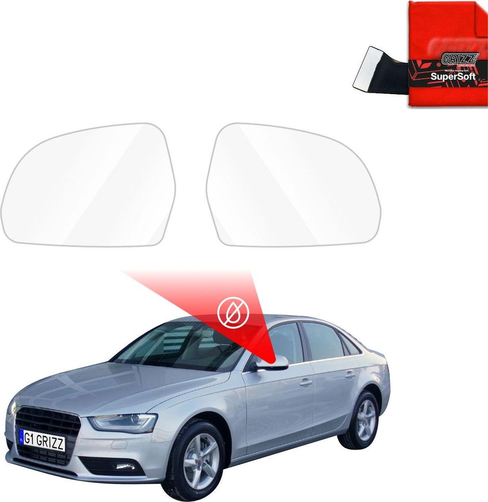Regenschutzfolie Grizz Protector für Außenspiegel - Audi A4 B8 Sedan Facelifting (2011-2015)