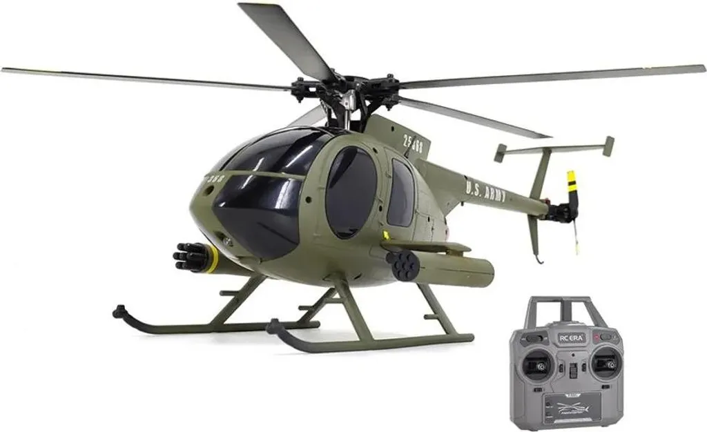 Hélicoptère RC Brushless C189 MD500 Mono Rotor avec Autonomie 20 min