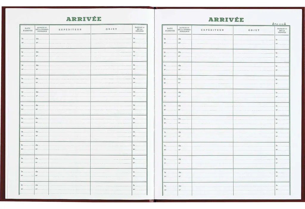 Brochure Courrier Arrivée 160 Pages Le Dauphin 320x240 Rouge 41145D