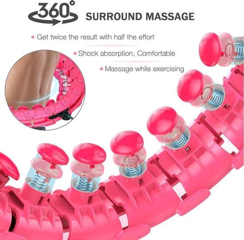 Bande de fitness intelligente à 24 blocs massants pour toute la famille