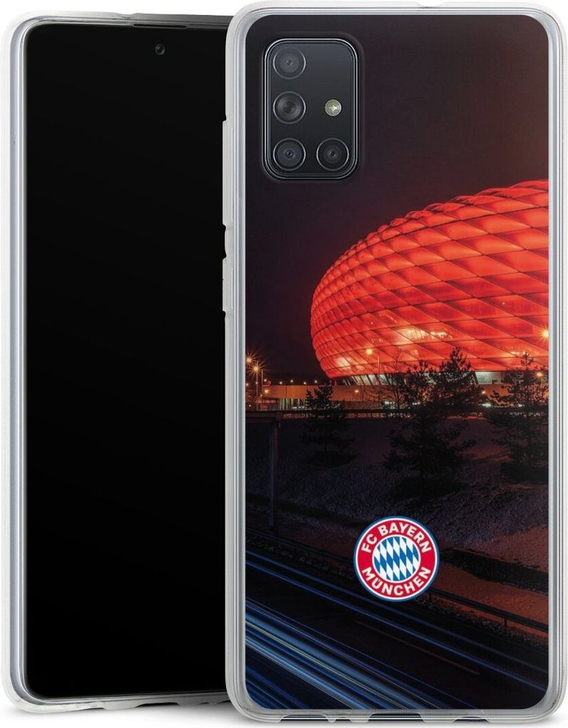 DeinDesign Handyhülle für Samsung Galaxy A71 Silikon Hülle Case Smartphone Schutzhülle FC Bayern München FCB Stadion