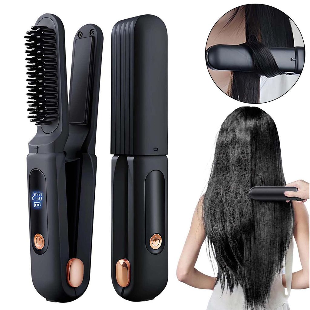 Multifunktions-Stylingbürste – Glätten, Formen & Volumen mit drei Wärmestufen