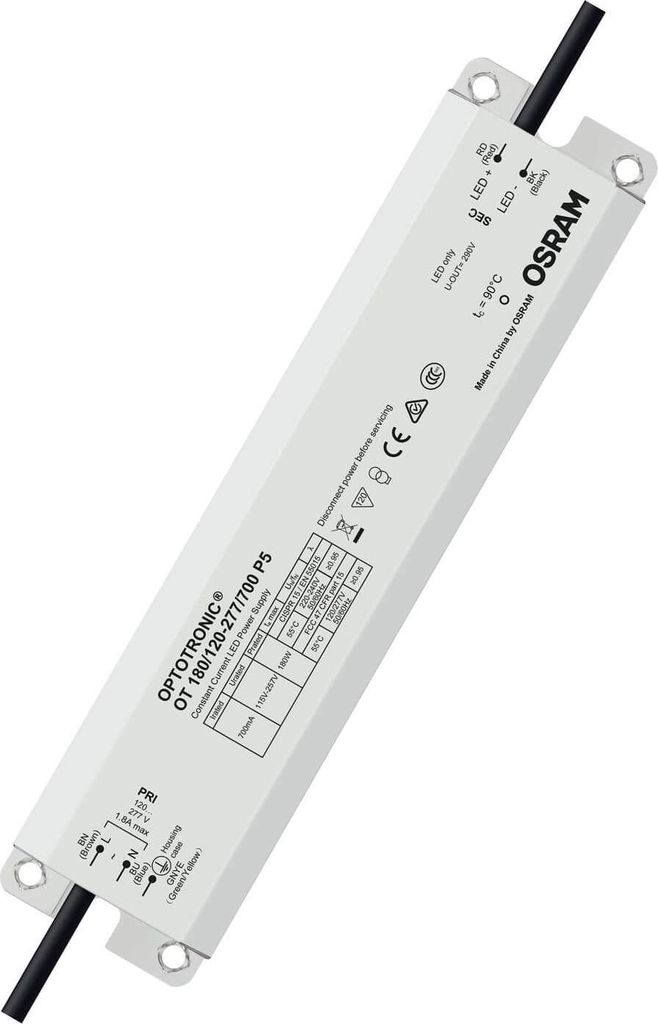 OSRAM OPTOTRONIC Outdoor Netzteil/Treiber 180/120-277/700 P5 IP65 4052899259027