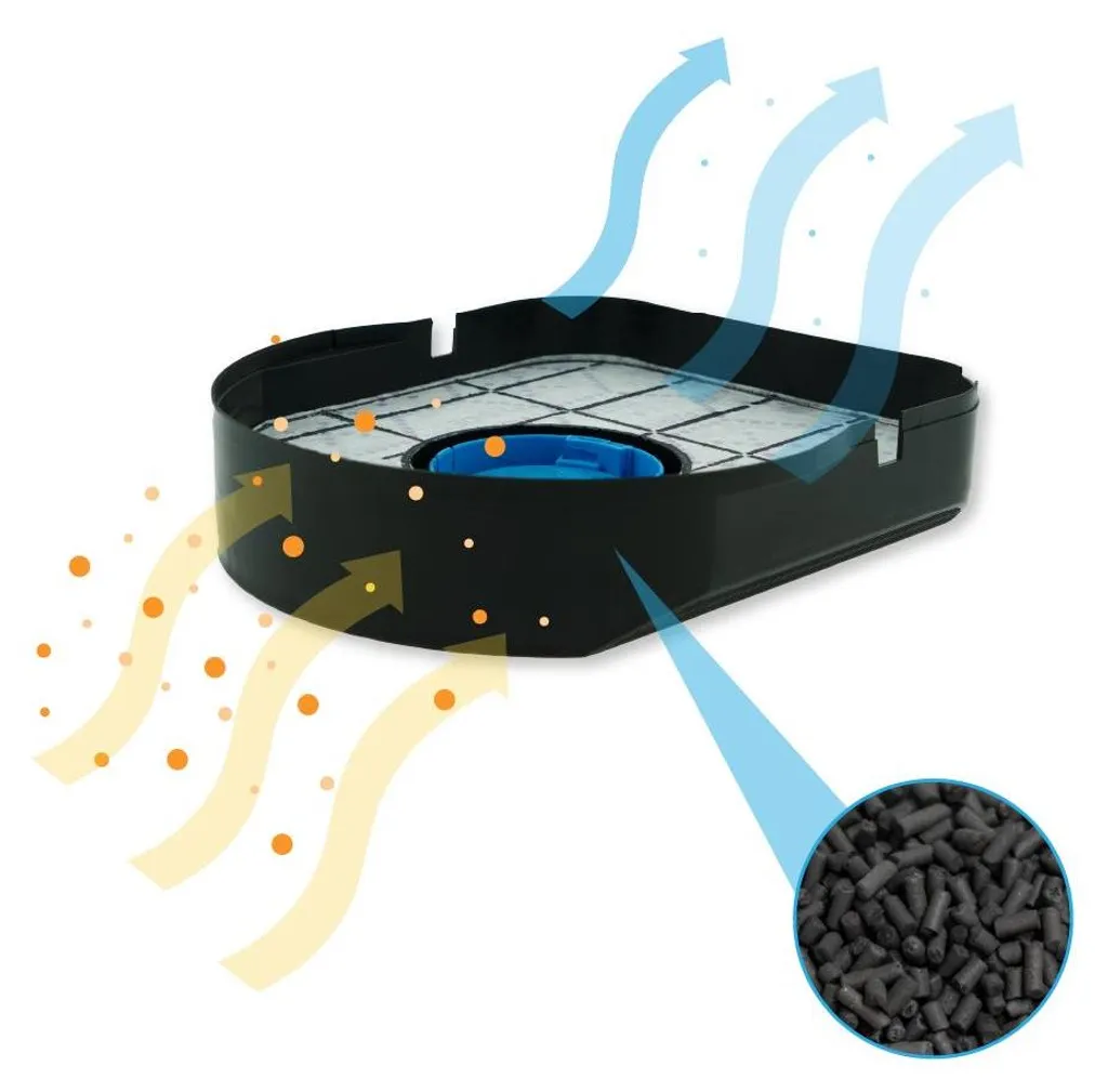 Filtre à charbon actif antibactérien Wpro DKF42 haute performance