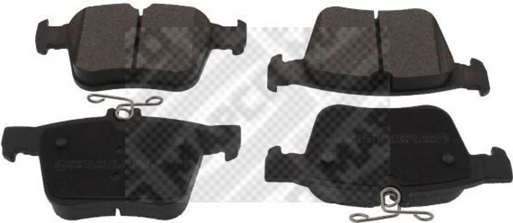 MAPCO Bremsbeläge Satz Hinten für VW Golf VII Schrägheck (5G1, BQ1, BE1, BE2) 6675