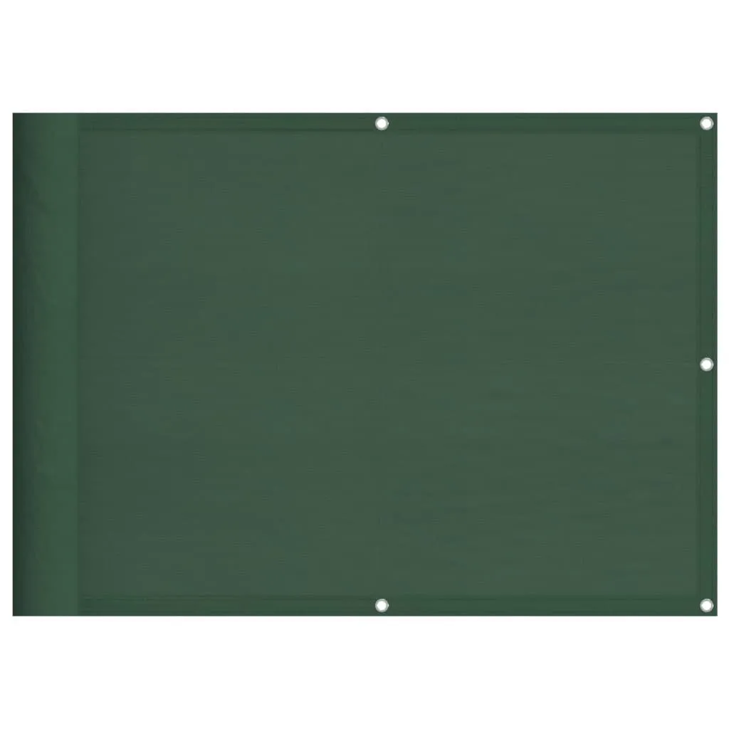 Paravento Balcone Verde 75x1000 Oxford vidaXL Impermeabile