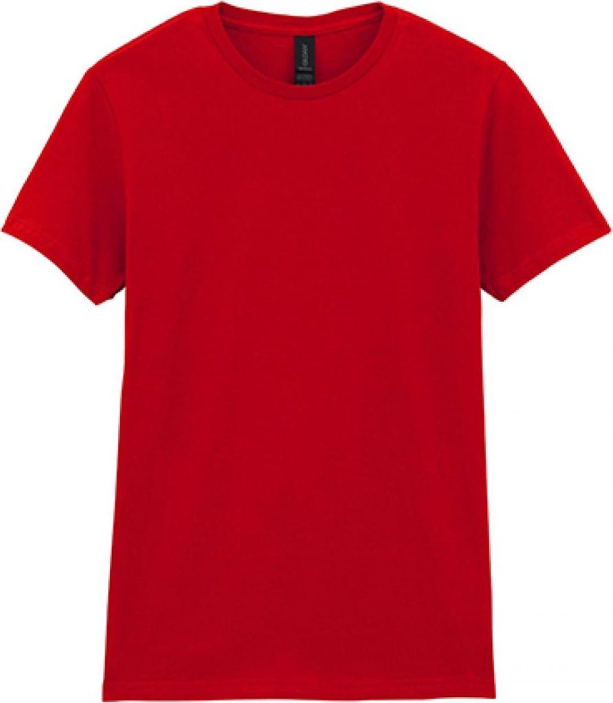 Gildan 64000L | Softstyle Damen T-Shirt - Farbe: Red - Größe: L
