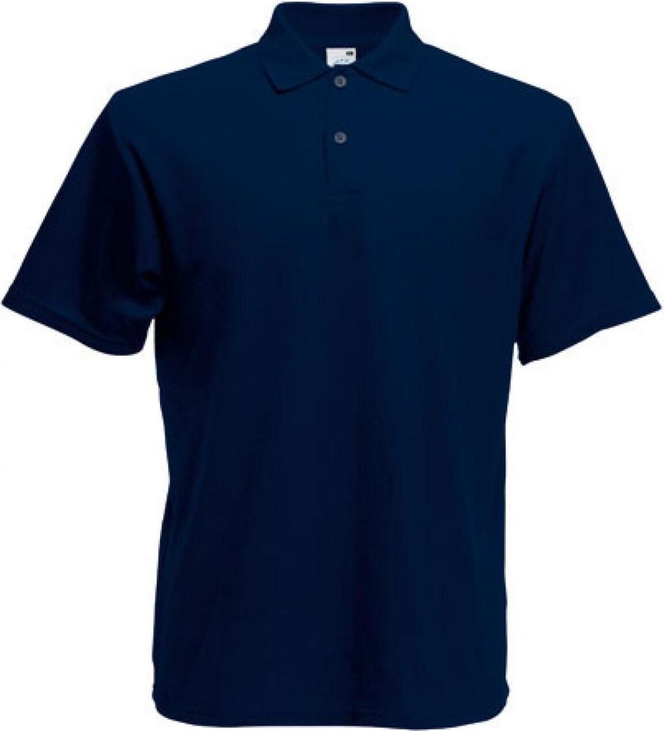 Fruit of the Loom Screen Stars Herren Polo Shirt, Größe:3XL, Farbe:Deep Navy