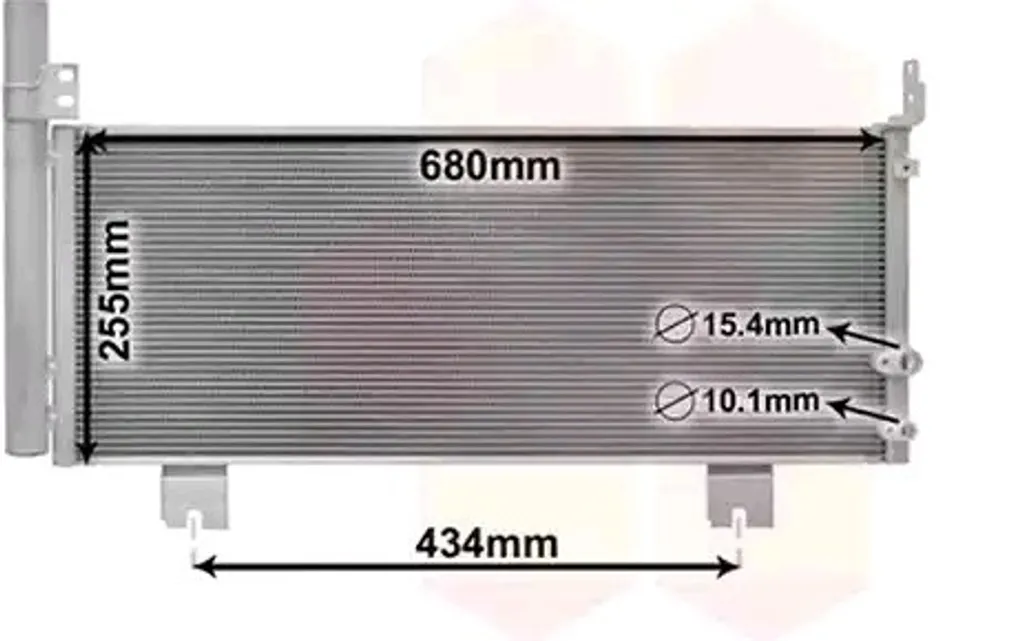 VAN WEZEL 56015701 : Condenseur Alu Lexus IS III GSE3 AVE3 haute performance