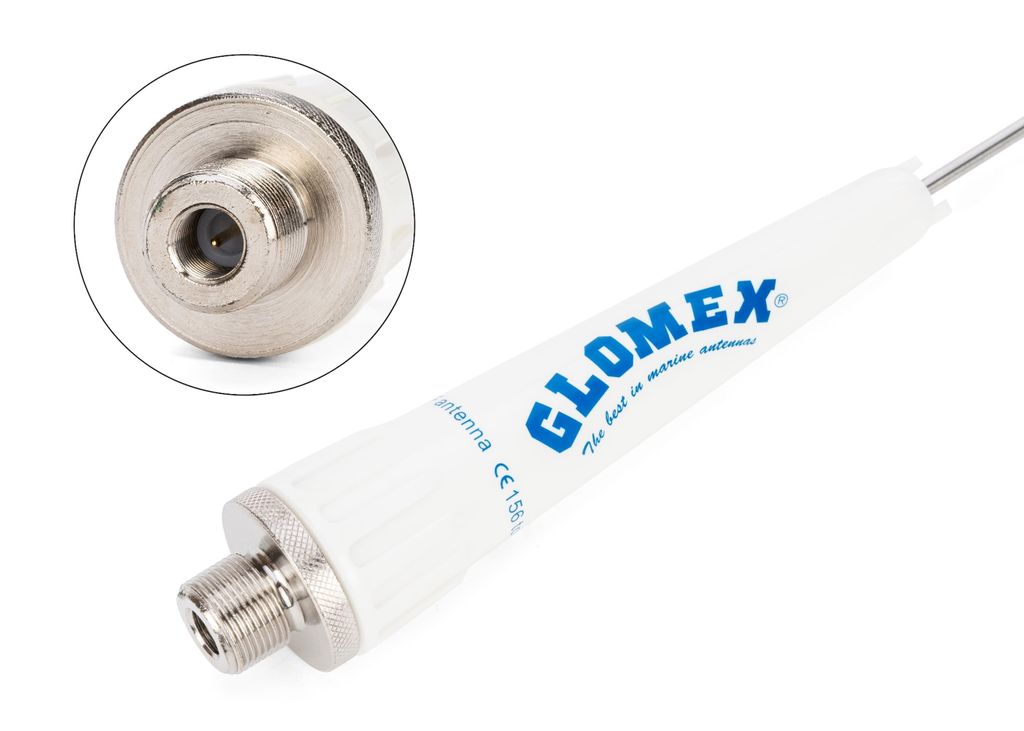 GLOMEX FME UKW-Edelstahlantenne RA106SLS 900 mm