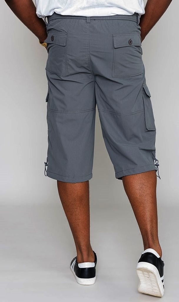 Übergrößen Leichte Cargo-Caprihose D555 Dunkelgrau 6XL Produktbild 
