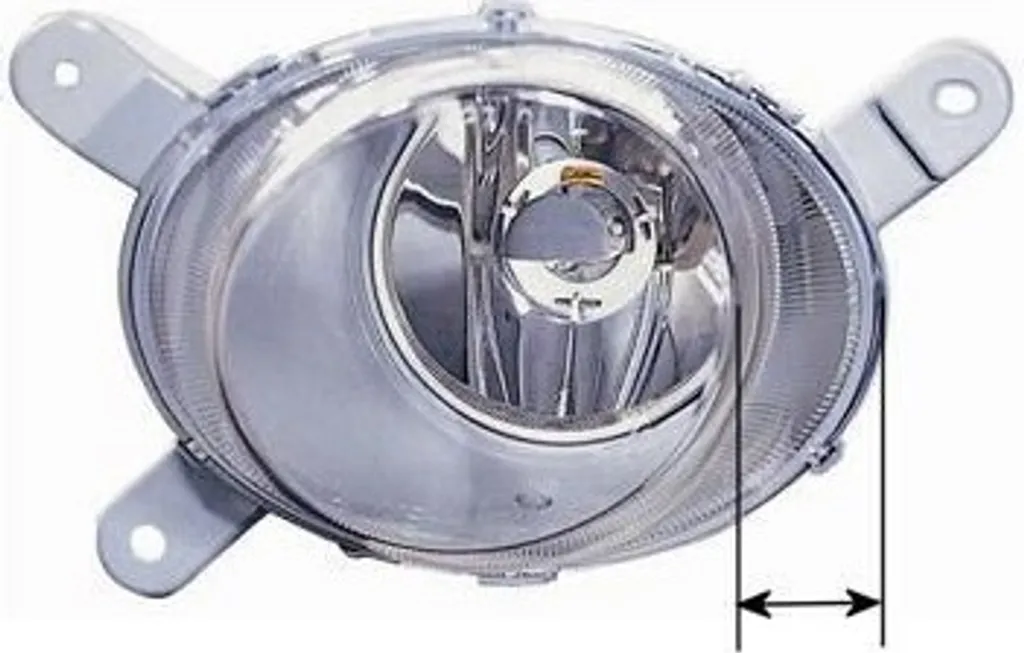 Fendinebbia Sinistro 5921995 VAN WEZEL per Volvo S60 384 OE 8693336
