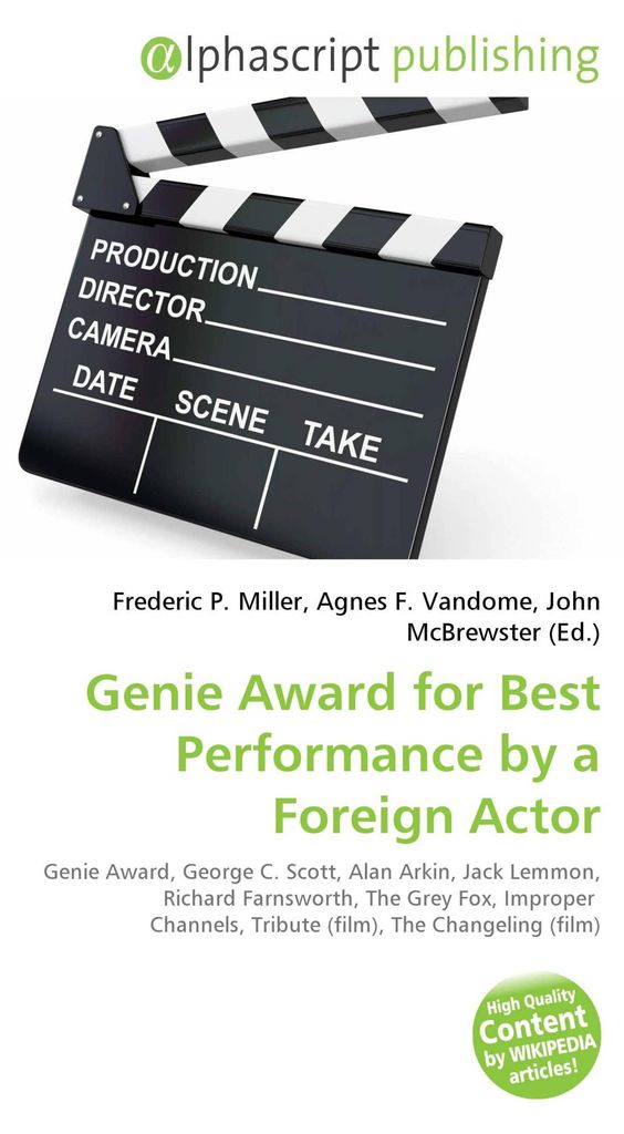 Genie Award for Best Performance by a Foreign Actor