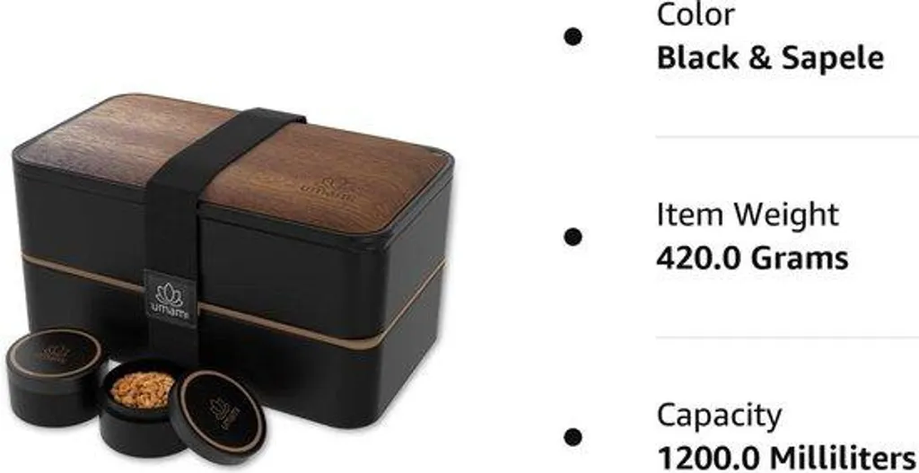 Boîte-repas pour adultes à 3 compartiments sans BPA coloris bleu marine