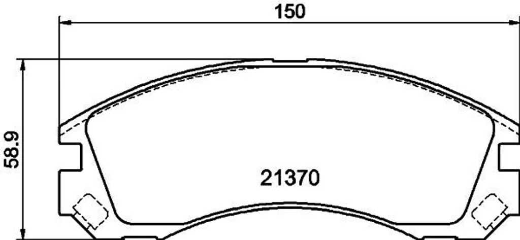 Kit plaquettes de frein HELLA pour entretien Citroën C-Crosser et 4007