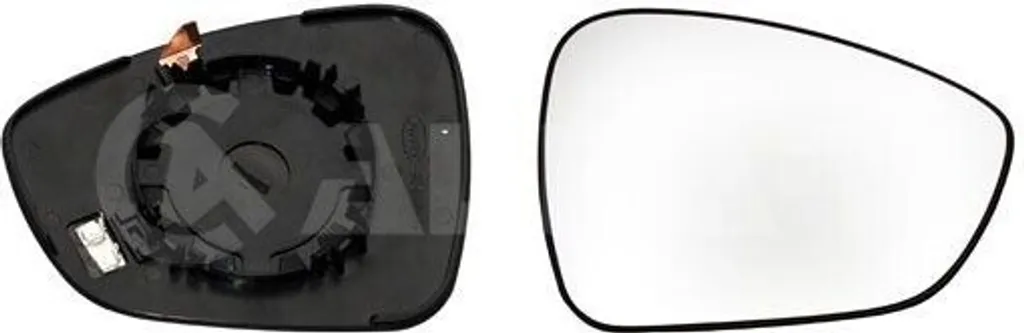 Miroir de rétroviseur extérieur droit pour Citroën C3 Aircross II et Opel