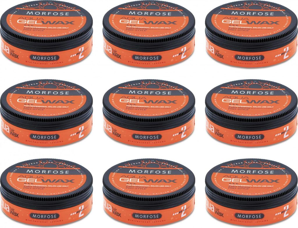 Ultra Aqua Gelwax / Orange / Melonenduft 9x175 ml