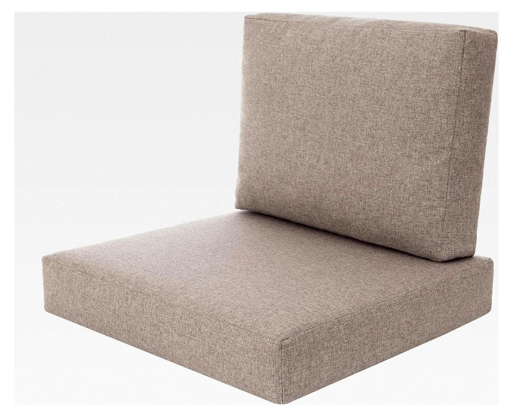 Kissen für Rattansessel aus Technorattan für Innen- und Außenbereich 60x55cm Cappuccino