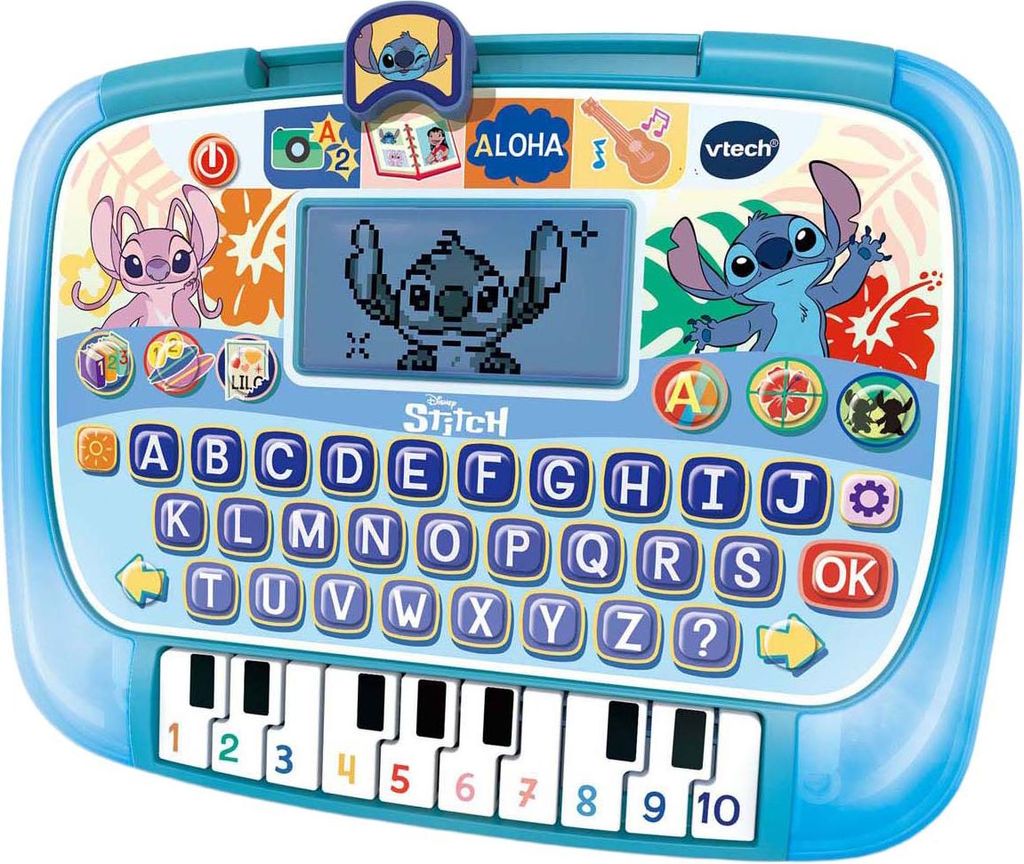 VTech Stitch Tablet, 4 Jahr(e), Mit Ton, Sprachfunktion, Batterien erforderlich, AA, Kunststoff