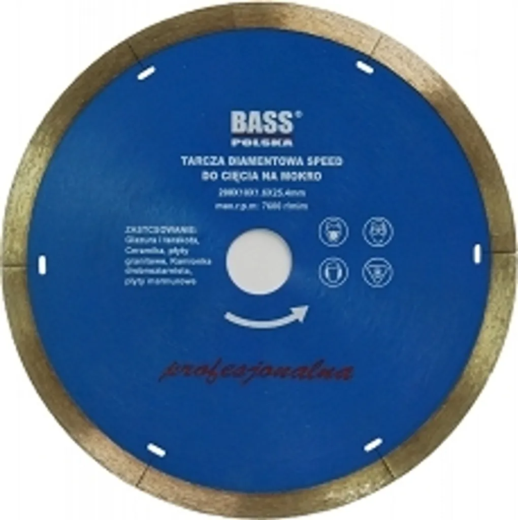 Disque diamant 200 mm pour découpe de carrelage grand format à l'eau