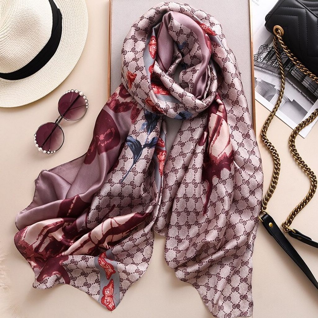 AQ-6945 Halstuch Typ24 – Elegantes Seidentuch für jedes Outfit KP6945