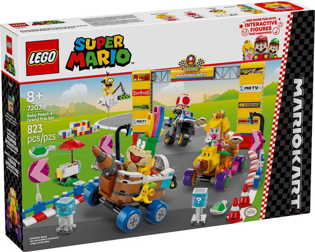 LEGO® Super Mario 72036 - Mario Kart™ - Baby Peach & Grand Produktbild 
