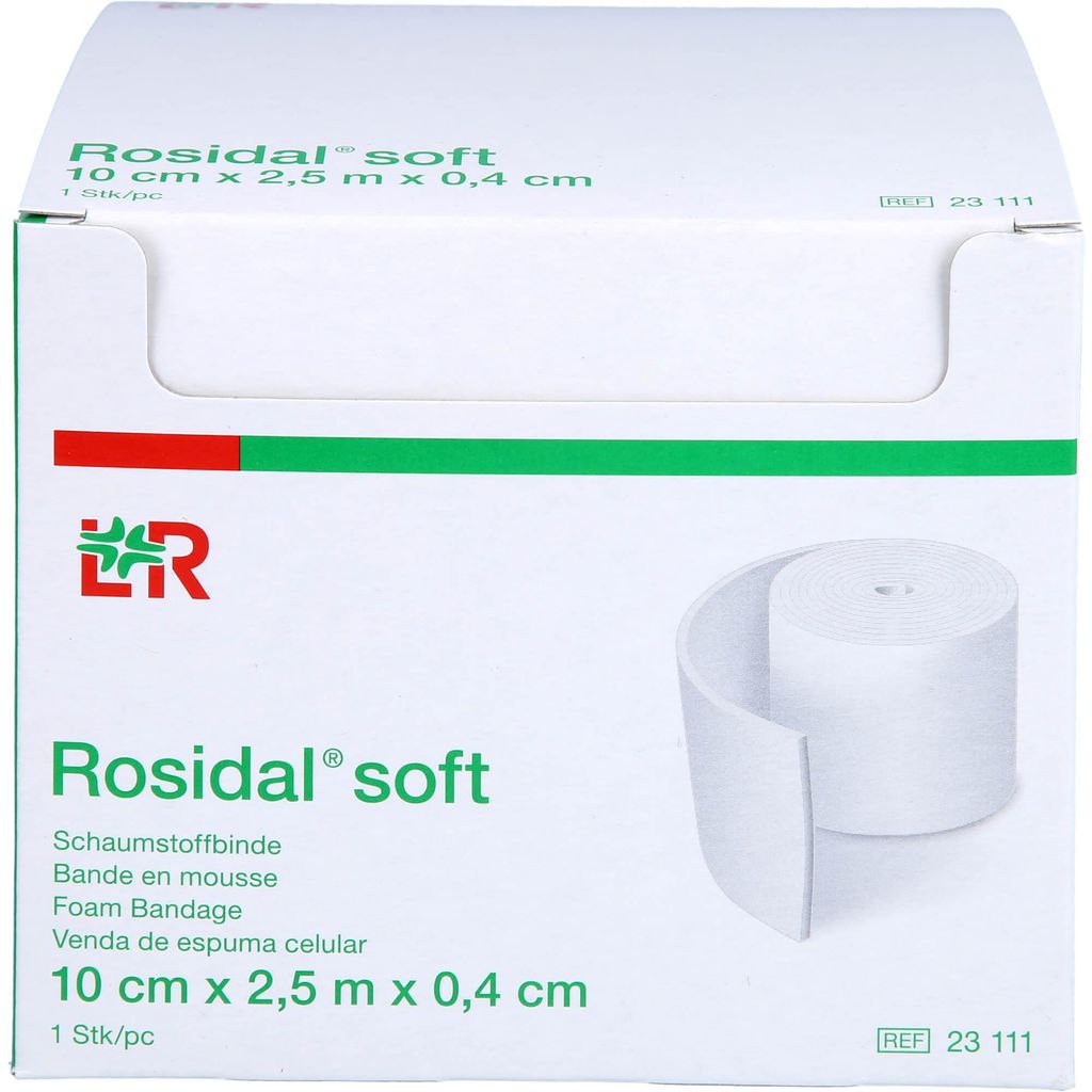 Lohmann & Rauscher Rosidal soft Schaumstoffbinde 2,5 m x 10 cm x 0,4 cm