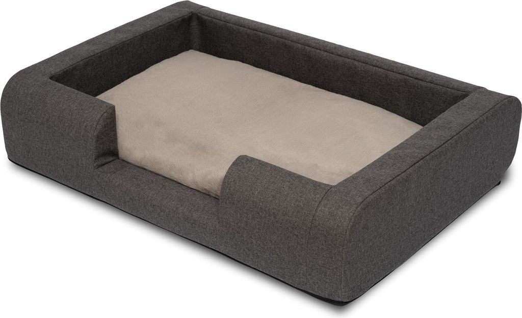 Petzzz ergonomisches Hundebett Daisy L 115 x 90 x 25 cm mit orthopädischem Innenkissen