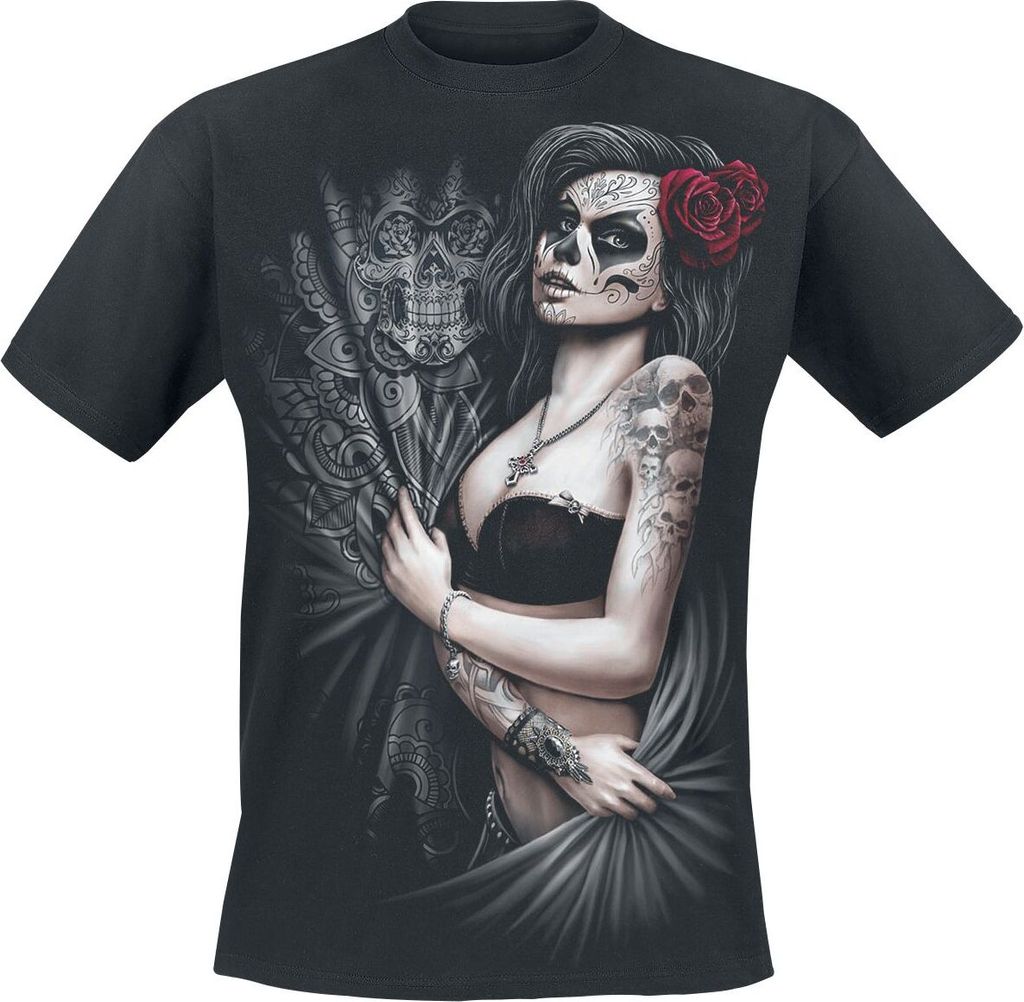 Spiral T-Shirt Herren Dead Love schwarz L