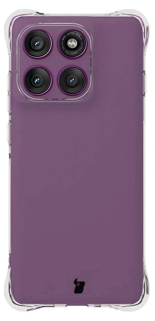 Flexible Handyhülle für Motorola Edge 60 Pro, Bizon Case Salpa, Transparent