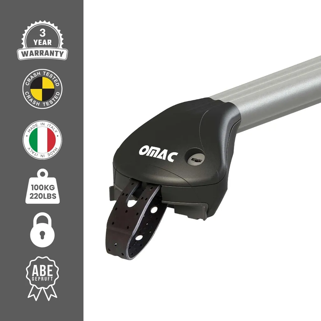 Portapacchi Design per Volvo V40 Cross Country Alluminio Argento ABE - 3