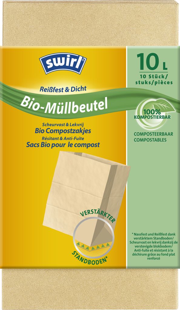 swirl® 461504 Pytel na organický odpad 461504 10,0 l hnědý, Obrázek produktu 